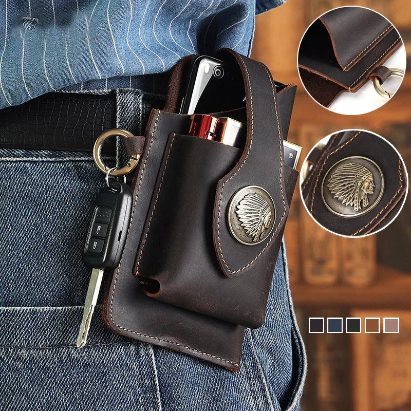 BowLift | Multifunctional Leather Mobile Phone Bag