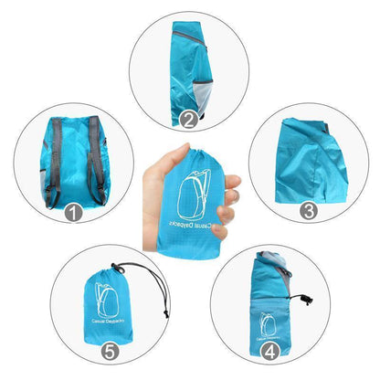 Foldable backpack