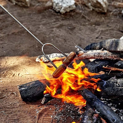Telescopic barbecue forks
