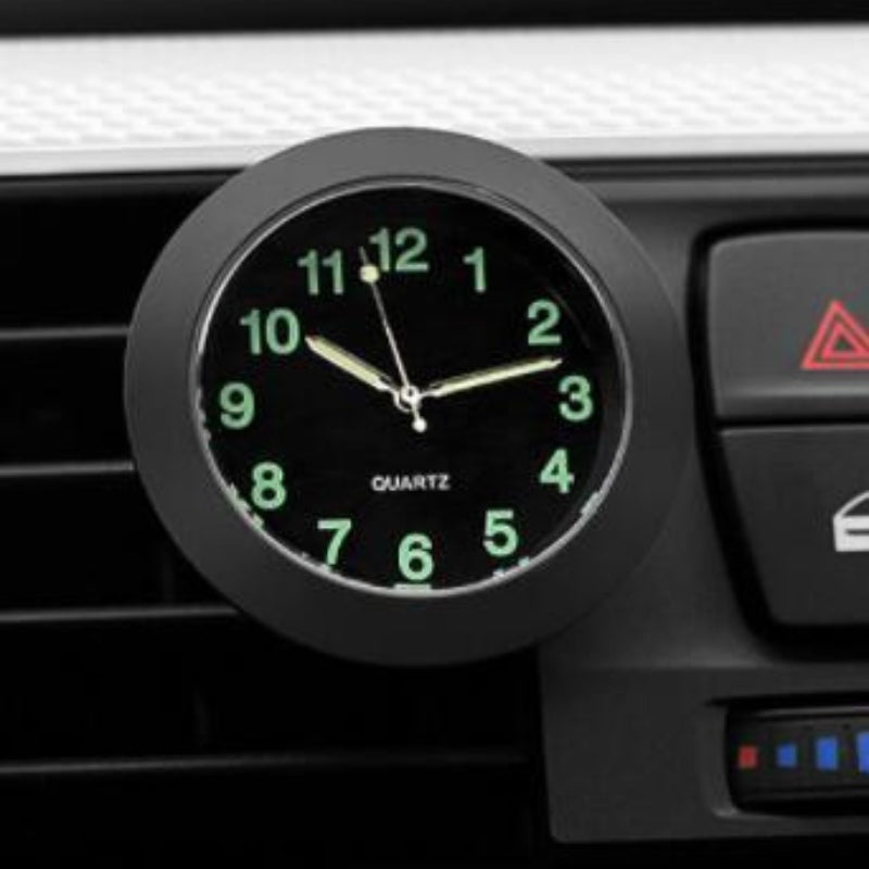 AutoTime Mini Analog Clock – Self-adhesive and stylish design for car interior Karnz