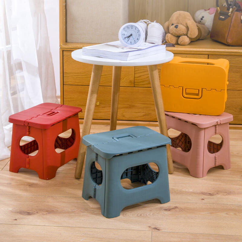 Skanto | Folding Step Stool with Handle | Lightweight. Durable & Space Saving for Kitchen. Bathroom. Office & Outdoor Use