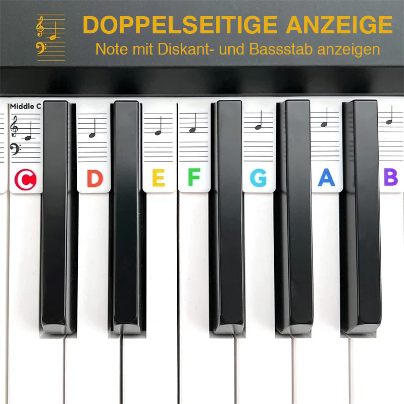 Brehn | Removable Piano Keyboard Note Labels