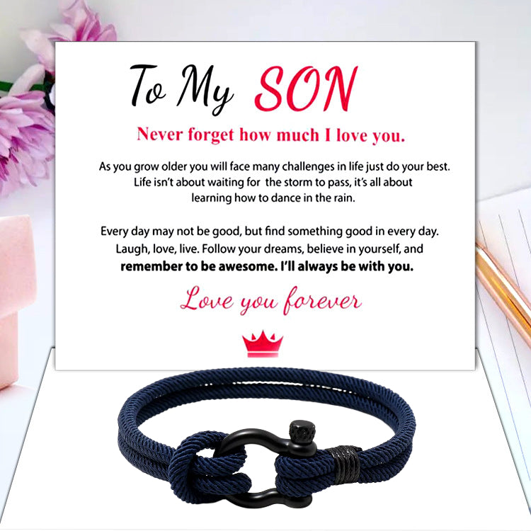 Skanto | To My Daughter Forever Nautical Bracelet