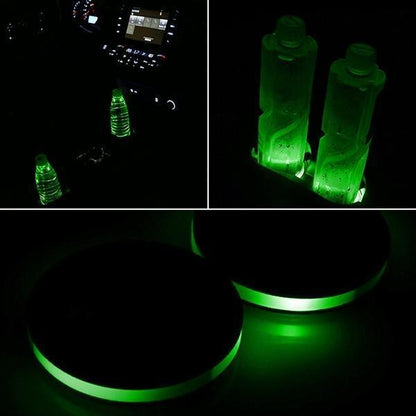 BowLift | Solar Powered LED Car Cup Holder Lights (2-Pack)