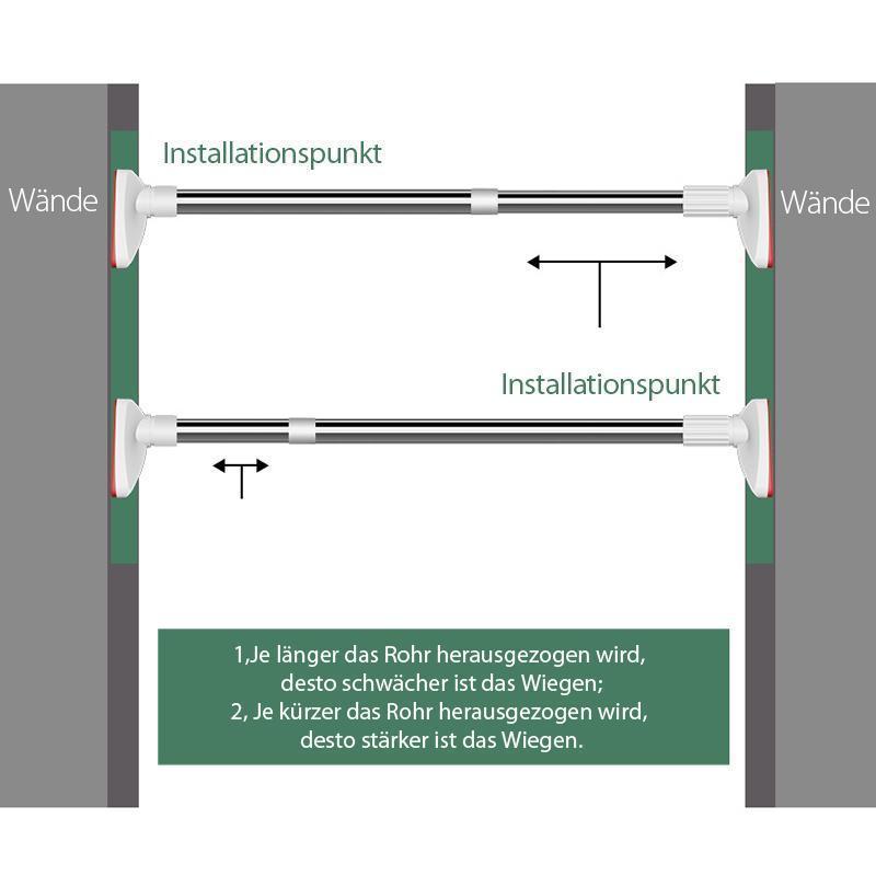 BowLift | Telescopic Clothing Rod made of Stainless Steel
