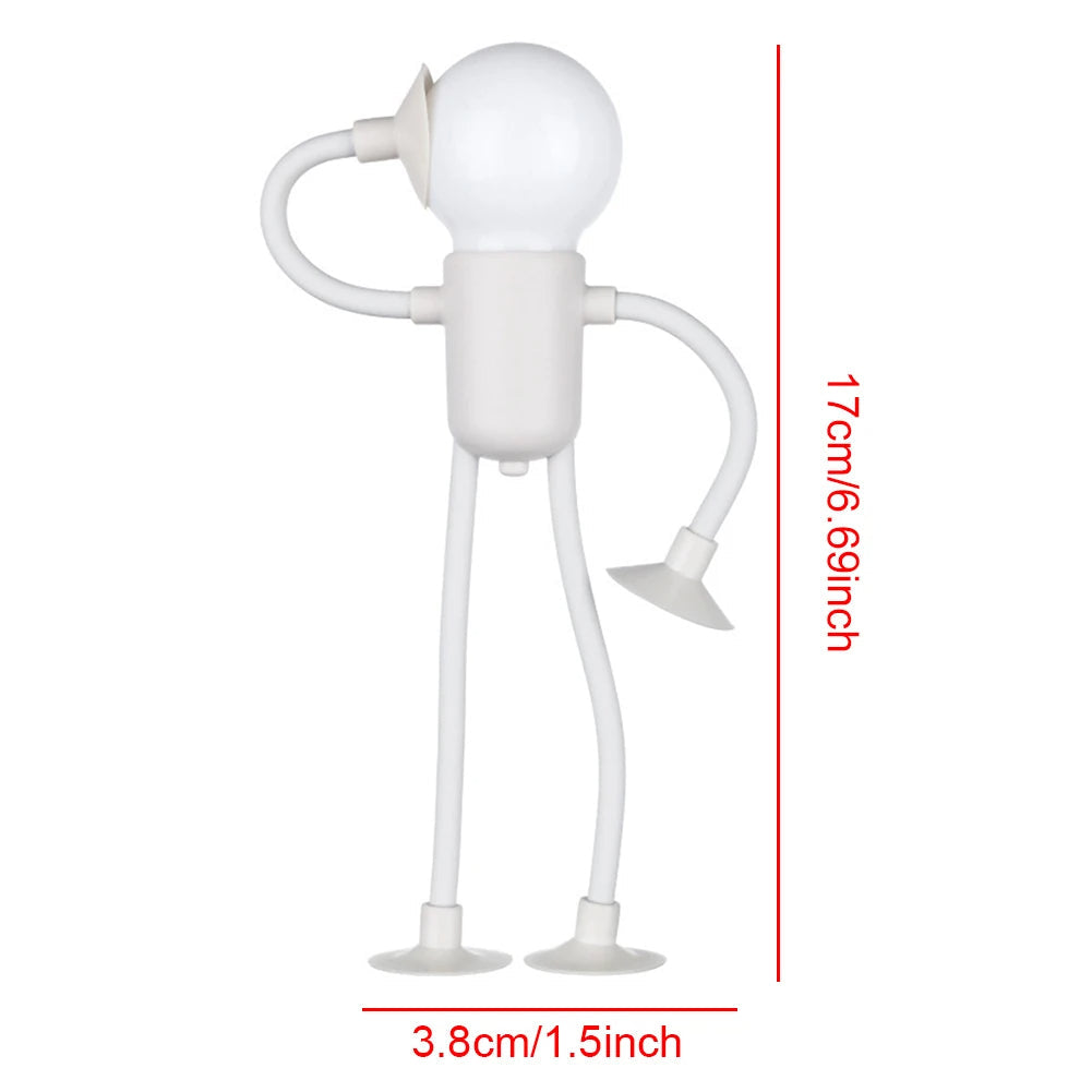 Skanto | Creative Bendable Cartoon Night Light with Suction Cup