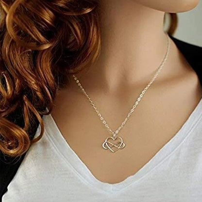 Skanto | Love Bow Non-Biological Sister Necklace Best Friend Necklace