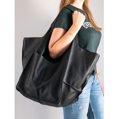 BowLift | Oversized Leather Tote