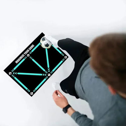 BowLift | Football Pro Training Mat | Anti-Slip, 2x2m Space & Video Program for Skill Enhancement and Home Training