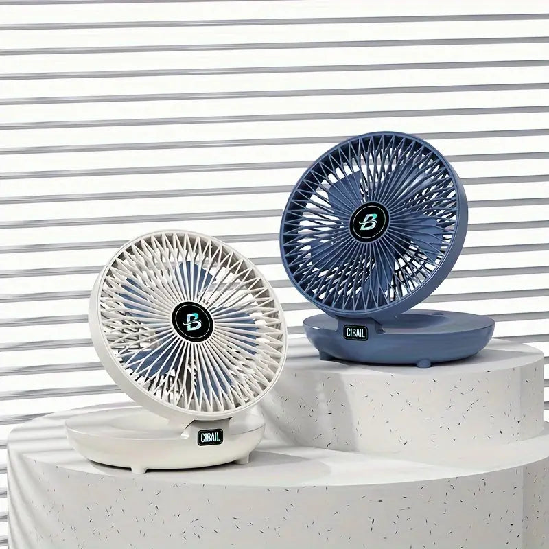 BowLift | Portable Wall Fan | Multifunctional, USB Rechargeable & Whisper Quiet for Home, Office & Outdoor Use