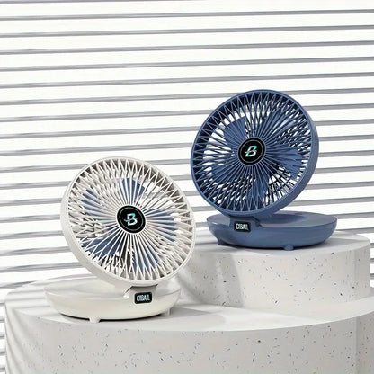 BowLift | Portable Wall Fan | Multifunctional, USB Rechargeable & Whisper Quiet for Home, Office & Outdoor Use