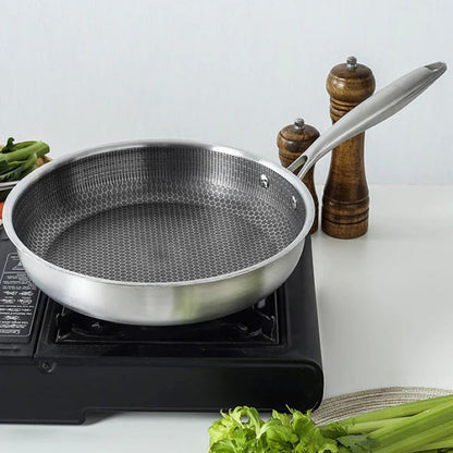 Skanto | Non-stick Stainless Steel Honeycomb Frying Pan