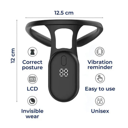 Kalsten | Cervical Spine Traction Neck Support for Posture Correction | Adjustable Neck and Back Posture Corrector | Spine Alignment and Relief | Real Time feedback