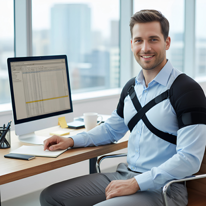 Cross-Compression Stability – Breathable Mesh Comfort – Relieves Shoulder Pain & Improves Posture Bowlift