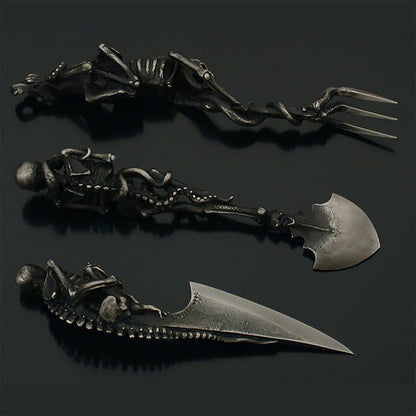 Halloween Gift Skeletal Cutlery Sets | Bowlift