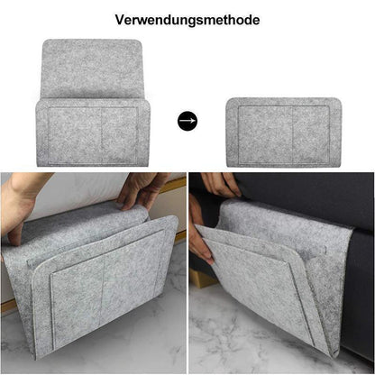 Hanging bag for bedside storage | Karnz