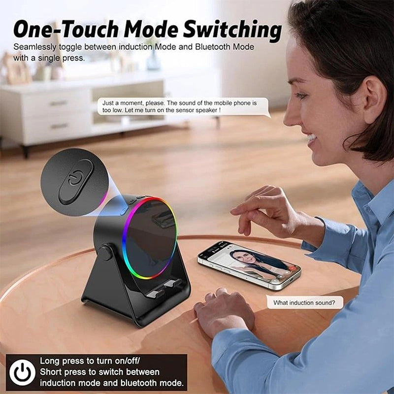 BowLift | 4-In-1 360° Rotating Bluetooth Speaker Stand