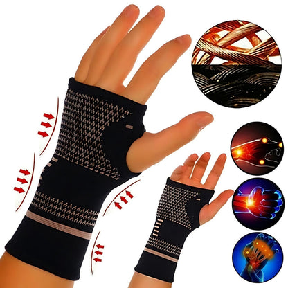 Skanto | FlexSupport Wrist Brace with Heat Pad for Back Pain – Breathable Support for Injuries, Chronic Pain, and Post-Surgery Rehabilitation
