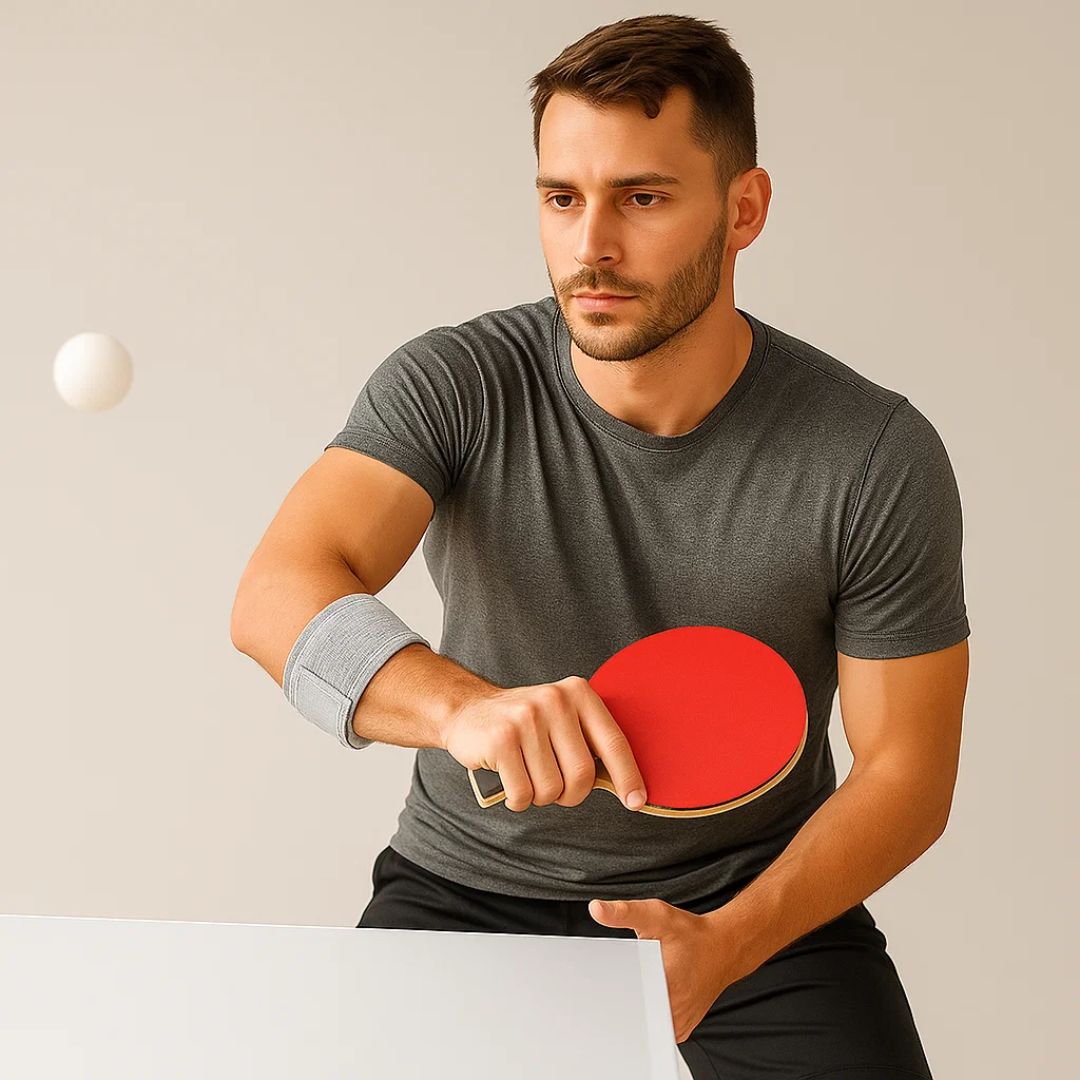ElbowEase | Tennis Elbow Strap – Adjustable Compression – Breathable Lightweight Design – Sports & Work Support Bowlift