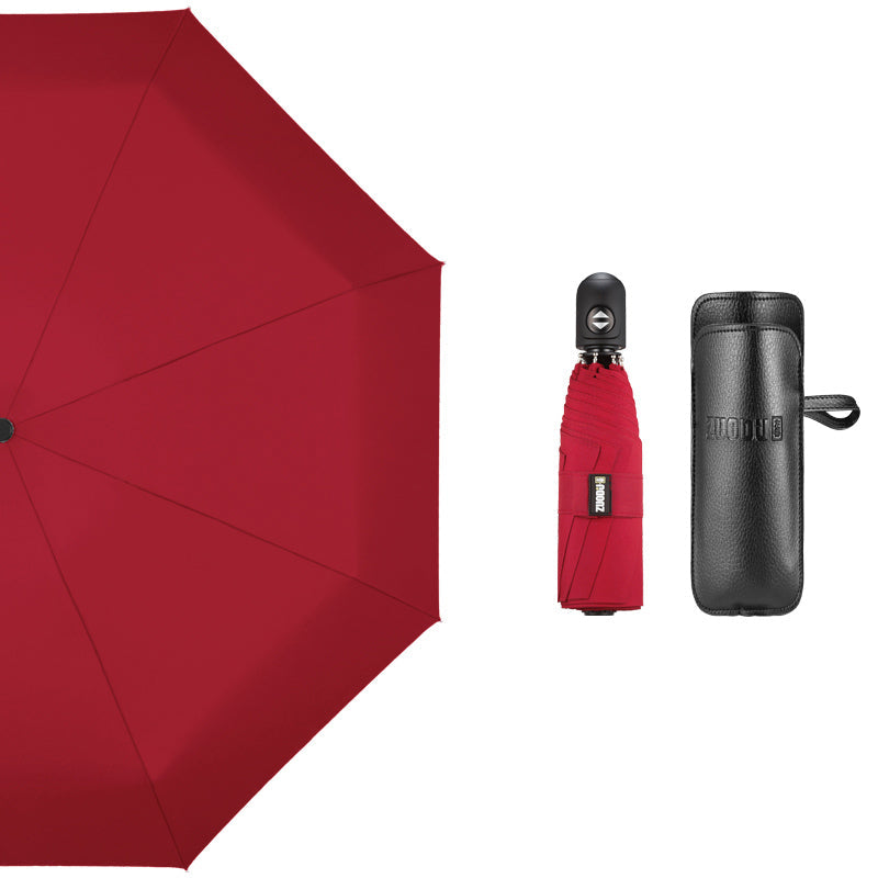 BowLift | Super Portable Auto Open/Close Windproof Umbrella with 12 Ribs, 5-Fold & Ergonomic Handle