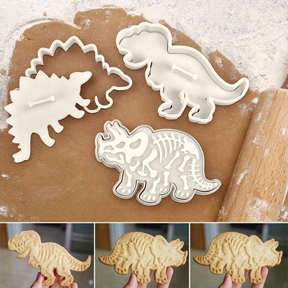 Dinosaur Cookie Cutters (Set of 3) | Bowlift