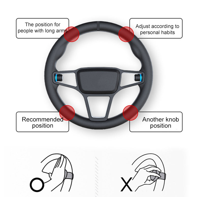 BowLift | Universal 360° Steering Wheel Booster Knob