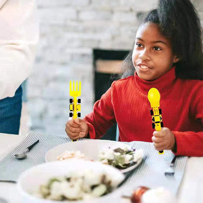 Skanto | Constructofork Bulldozer Kids' Cutlery Set