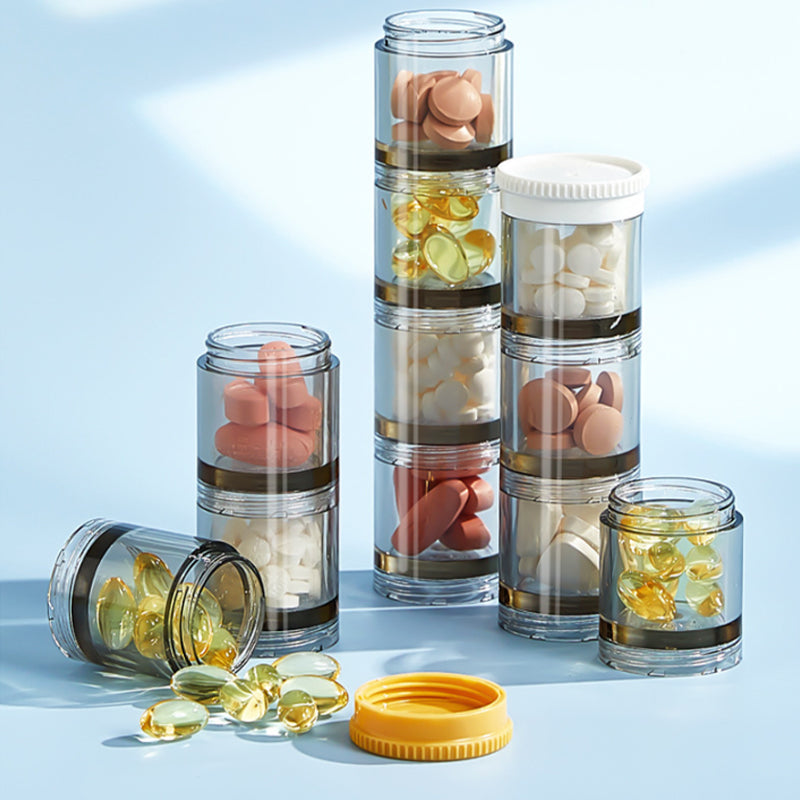 Skanto | Portable High-Capacity Weekly Pill Box