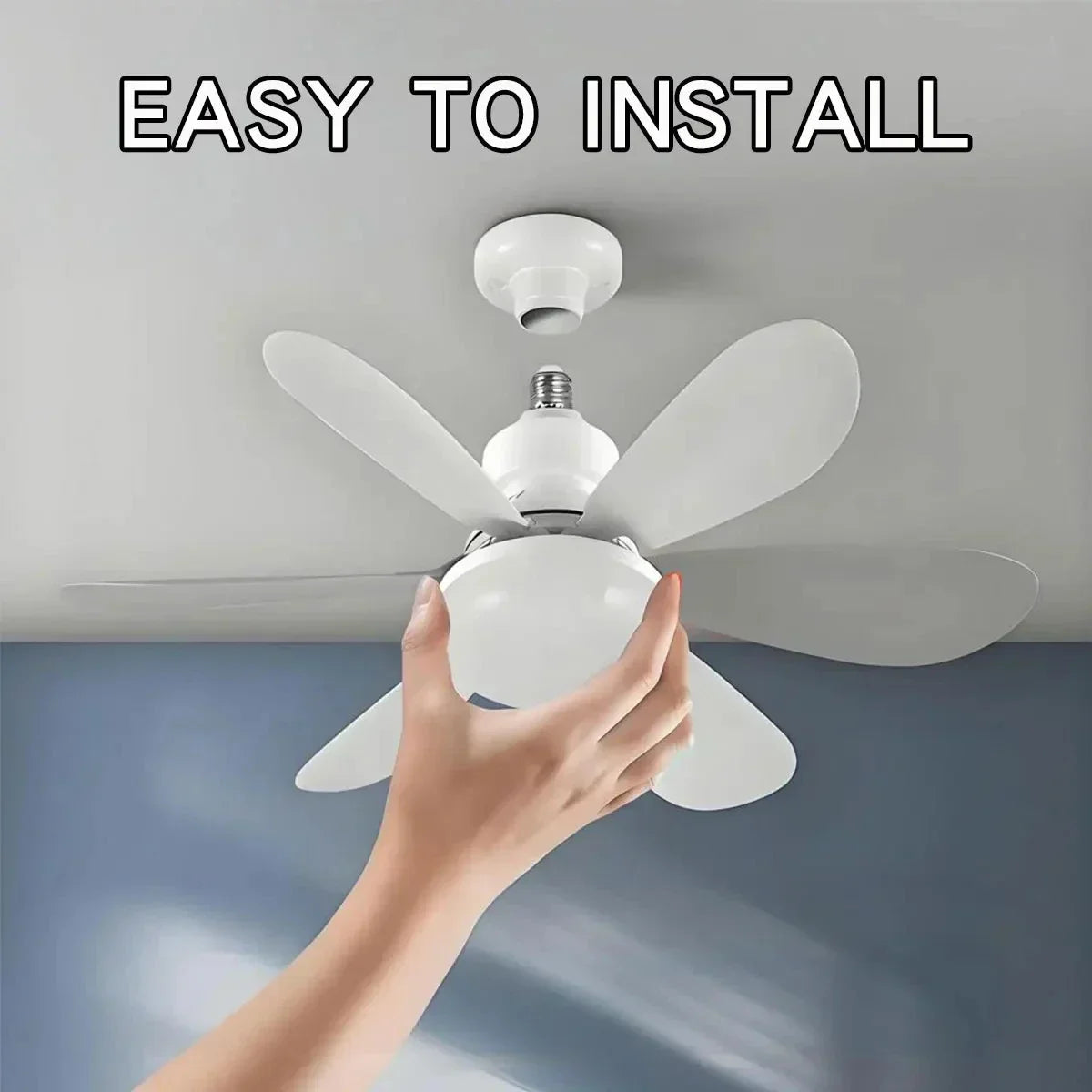 Ceiling Fan LED with Remote and Dimmable Light | Skanto