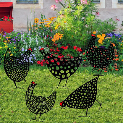 BowLift | Simulated Chicken Ornament for the Garden