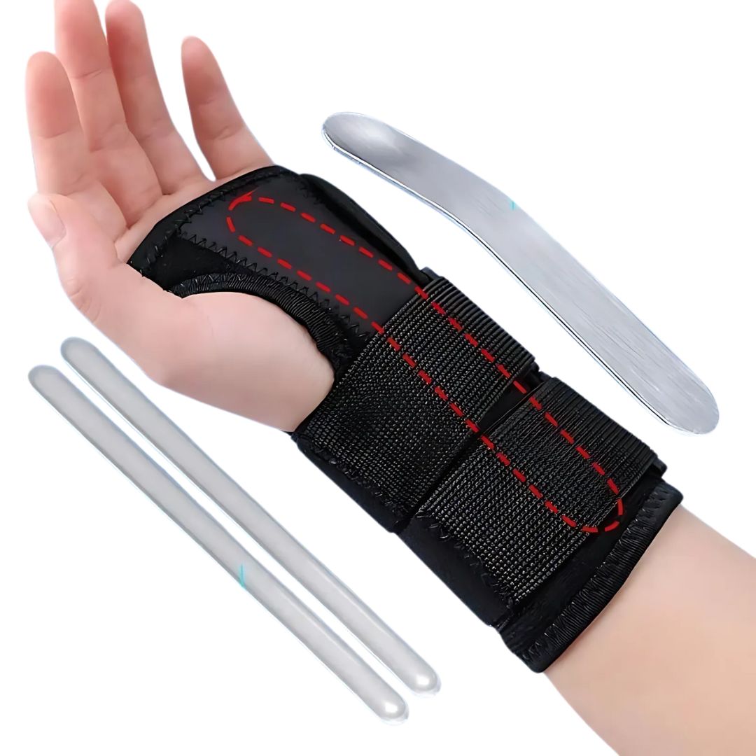 WristGuard Secure Wrist Bandage | Injury Recovery - Carpal Tunnel - Arthritis - Sports - Daily Support Skanto