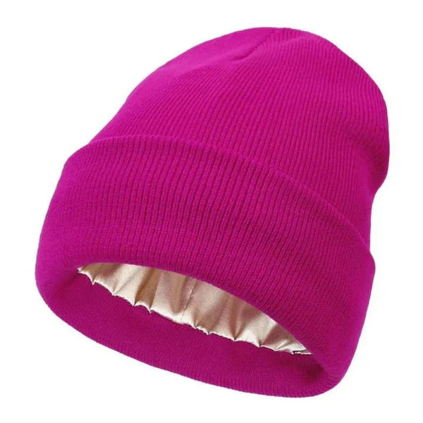 Skanto | Noor Silk Winter Hat – Warm, Hair-Protecting & Elegant