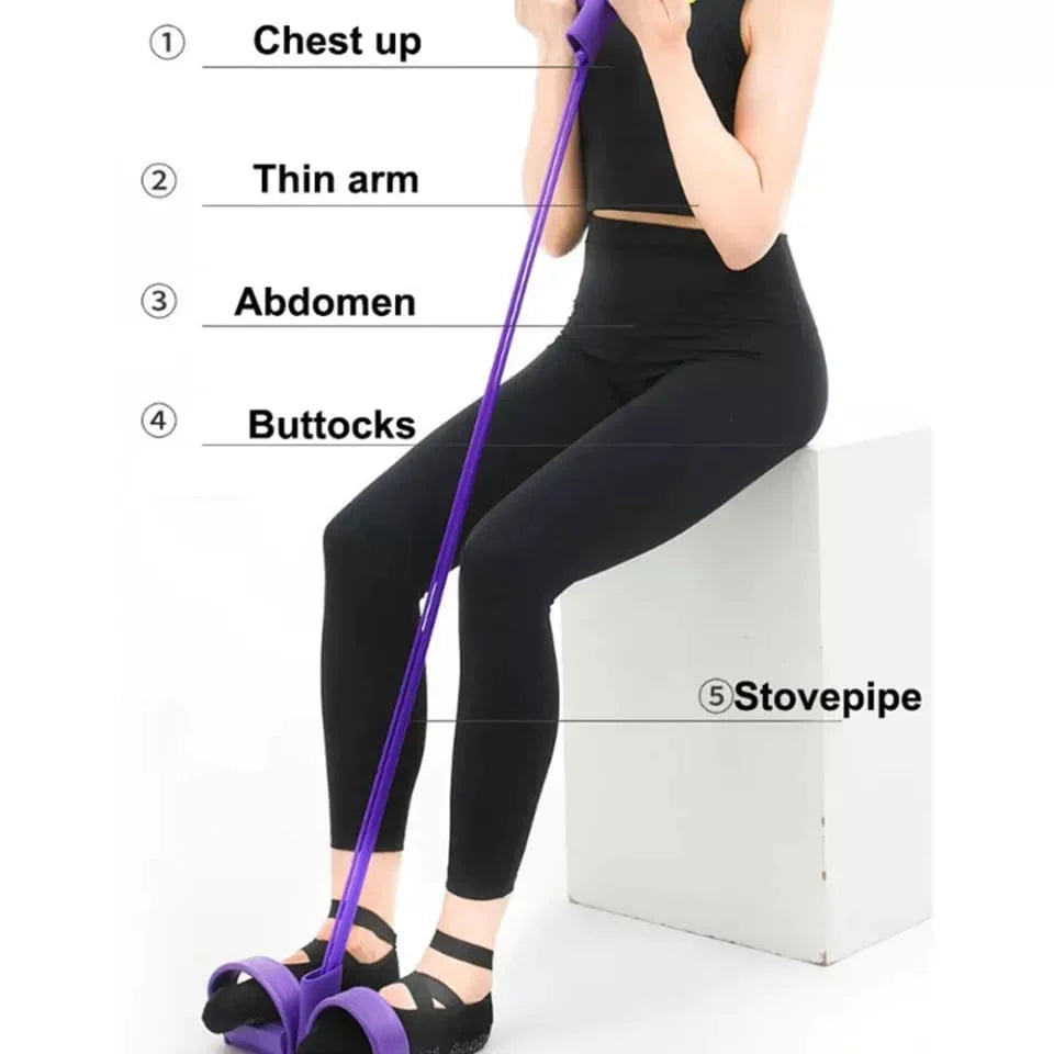 Pull Rope Ab Exerciser Tummy Trimmer Bowlift
