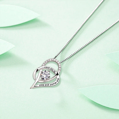 Skanto | Letter Heart Necklace for Mom
