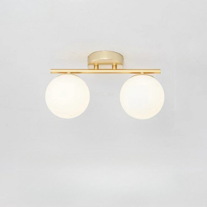 Skanto Skanto | Nordic Style Glass Ceiling Lamp – Elegant White Globe for Any Room