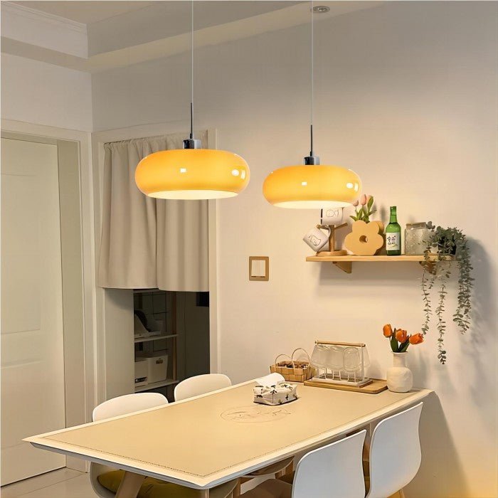 BowLift | Bauhaus Style Glass Pendant Light Nordic Retro