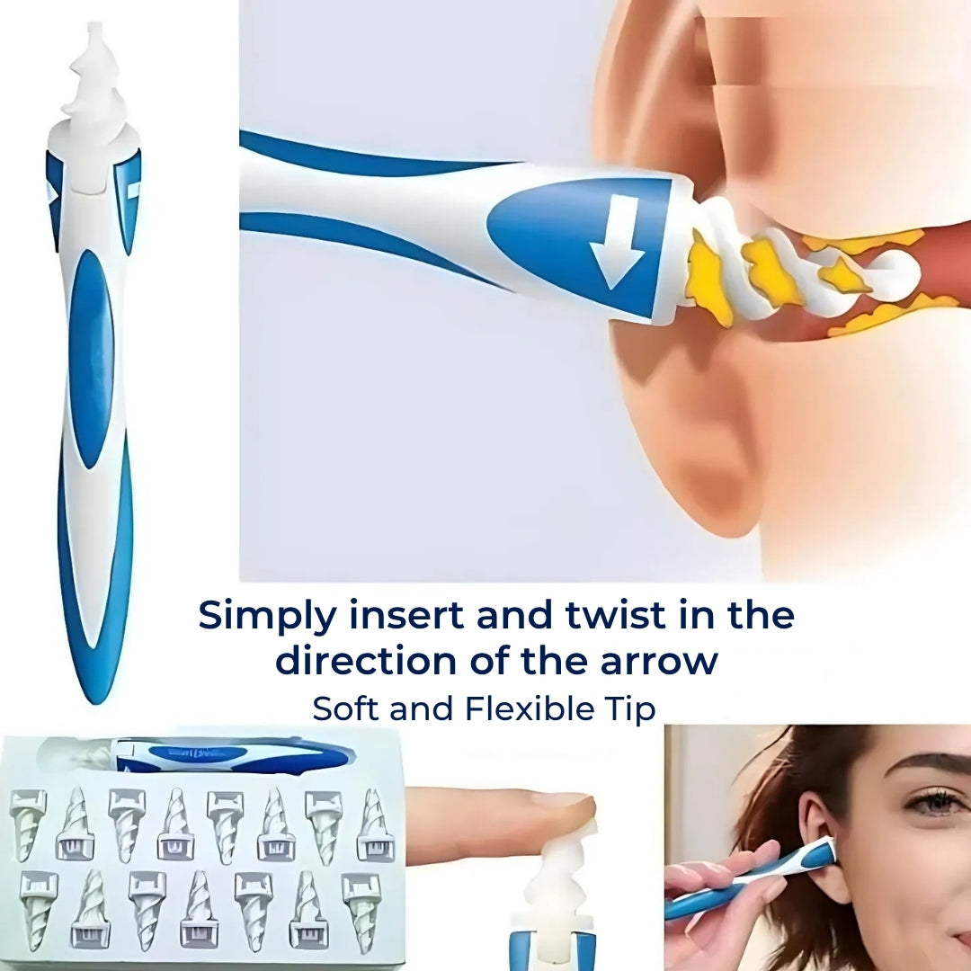 ClearEar | Silicone Earwax Remover – Safe – Non-Invasive – Flexible For Ear Hygiene – Hearing Comfort – Clarity & Itch Relief Bowlift