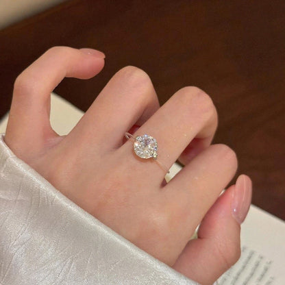 BowLift | S925 1-2 Carat Moissanite Invisible Band Ring