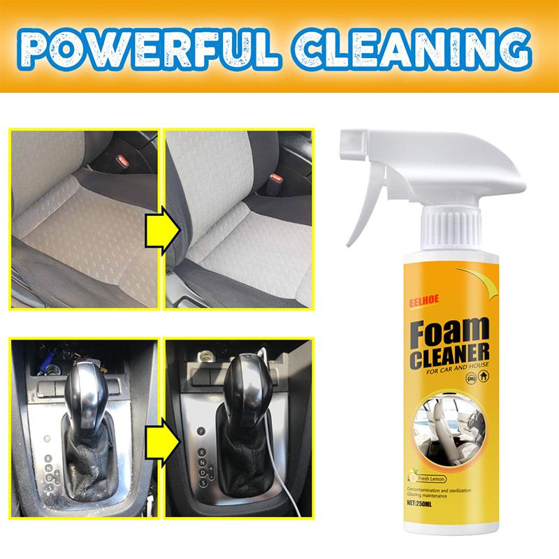 Foam cleaning spray