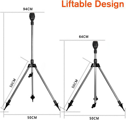 BowLift | Automatic Rotating Garden Sprinkler with Retractable Tripod for the Garden