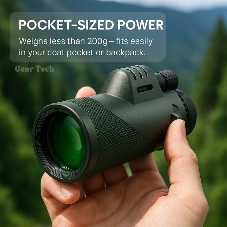 Skanto | Compact 600x Ultra-Zoom Monocular | HD Lens, Lightweight & Perfect for Hiking, Bird Watching, and Sporting Events