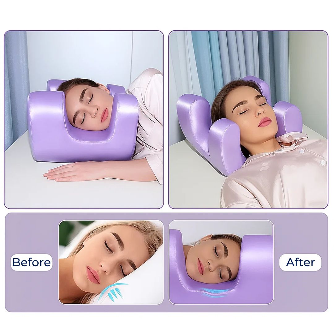 DermSleep | Anti‑Wrinkle Beauty Pillow – Cooling Memory Foam – Ergonomic Contour – Skin Care Support – Side & Back Sleepers Kalsten