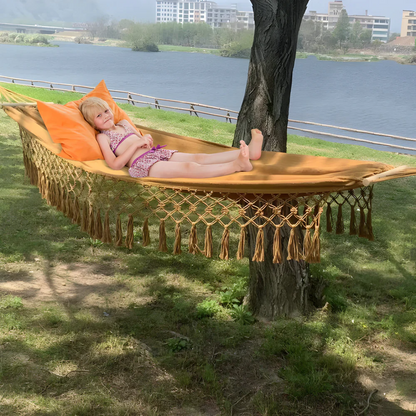 Skanto | Luxury Hammock – Comfortable and Robust Hammock for Garden, Balcony, and Camping