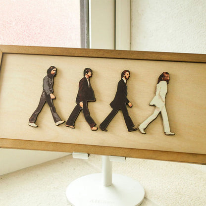 BowLift | The Beatles framed Abbey Road portrait