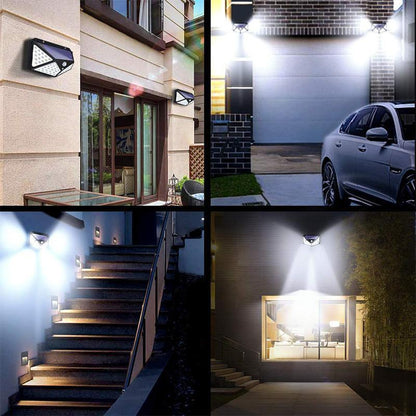 Waterproof solar lamp 100 LED outdoors