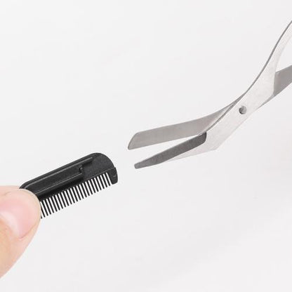 Scissors for trimming eyebrows