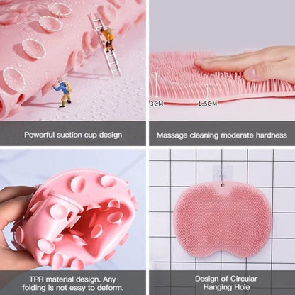 BowLift | Shower Foot & Back Scrubber, Massage Pad