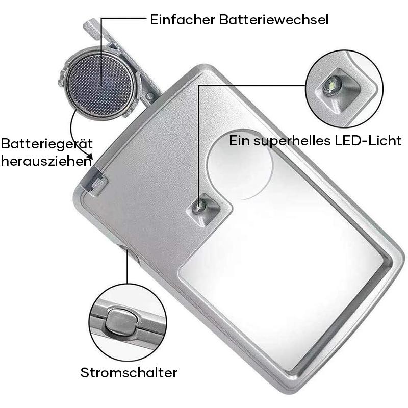 Brehn | LED card type reading magnifier