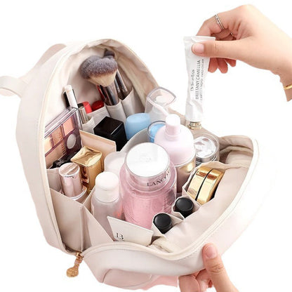 Large Capacity Handheld Shell Cosmetic Bag | Bowlift