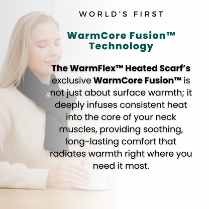 BowLift | WarmFlex™ Heated Wrap for Neck | Heated Scarf for UK Winters